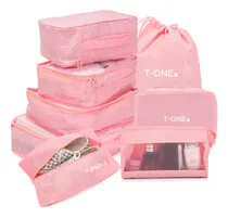 Comprar Organizadores De Viaje Set Kit 8 Para Valija Ropa Accesorios
