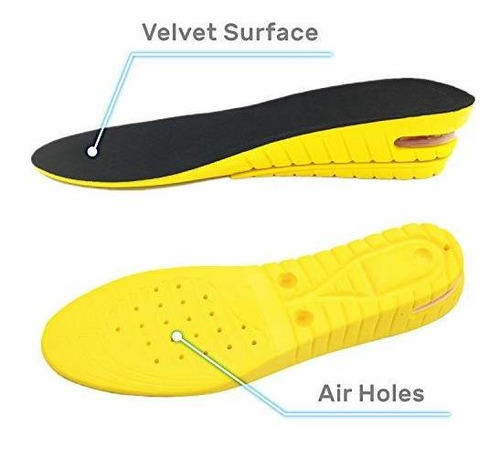 Imagen 3 de 7 de Kalevel® 5cm 2 Pulgadas Plantillas De Aumento De Altura