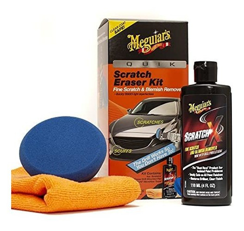 Meguiar's G190200 Quik - Kit De Borrador De Rasguños