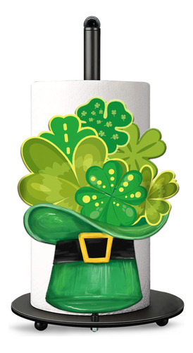 Toallero De Papel Para El Dia De San Patricio, Decoracion De