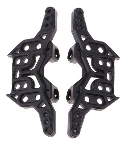 2 Piezas Negras Frente A De Choque 1/12 Accesorios Para