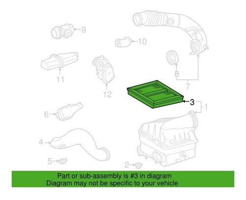 Filtro Aire Mercedes Ml320 Ml430 Ml500 Ml55 W163 98 A 05@