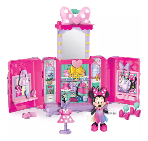 Minnie Mouse Sweet Reveals Glam & Glow Armario Playset 