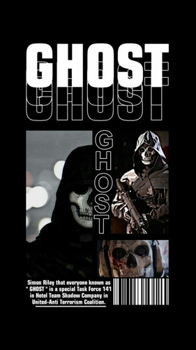 Funda Antigolpes Para Iphone Y Otros Ghost Call Of Duty No.1 Negro Iphone 13 Pro Max