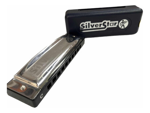 Gaita Harmônica Silverstar - Do (c) - Hohner Novo Original