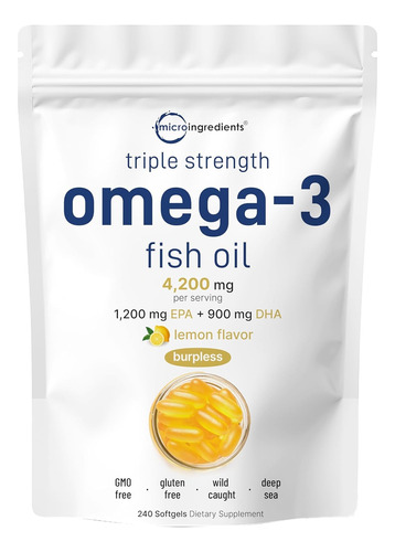 Omega 3 | 4200 Mg | 240 Cáps - Unidad a $758