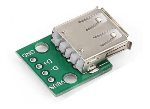 Módulo Adaptador Conector Usb Femea 2.0 Para Dip Arduino