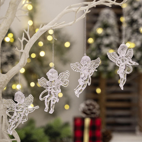 4 Adornos Colgantes Para De Navidad, Adornos Creativos Para