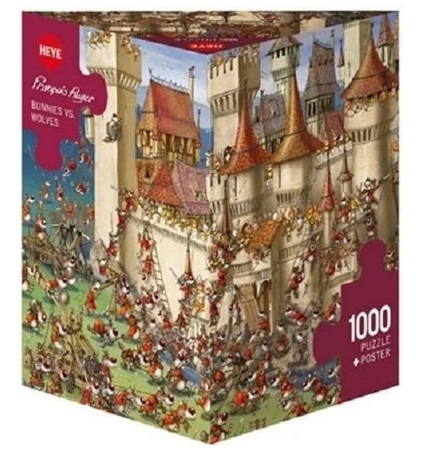 Heye Bummies Vs Wolve 1000 Piece Francois Ruyer Rompecabezas