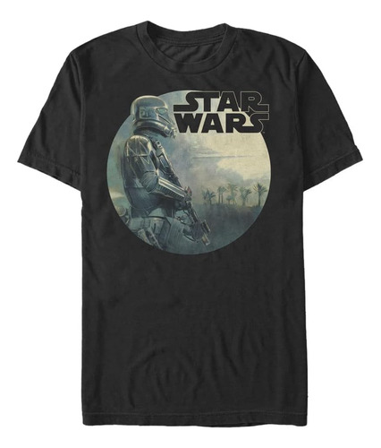 Star Wars & Tall Rogue One Troop Round Tops Para Hombre Cami