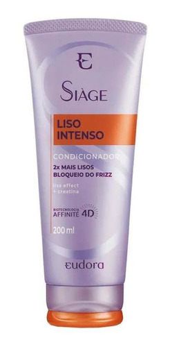 Kit Eudora Siáge Liso Intenso 4d - Shampoo E Condicionador