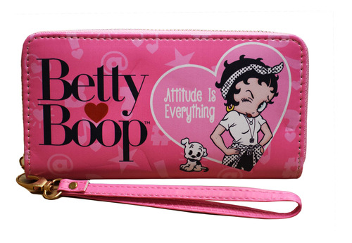 Billetera Clásica Betty Boop De Actitud Multicolorida