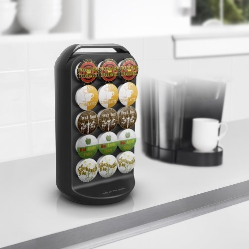 Mind Reader Crs02-blk Apollo Spinning Coffee Pod Carousel,