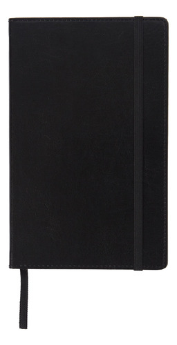 C.r. Gibson Black Bonded Leather Journal, 5'' X 8.2''