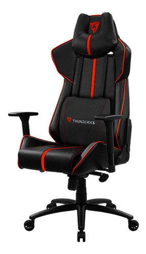Imagen 1 de 7 de Silla Gamer Ergonomica Thunder X3 Bc7 Negro/rojo