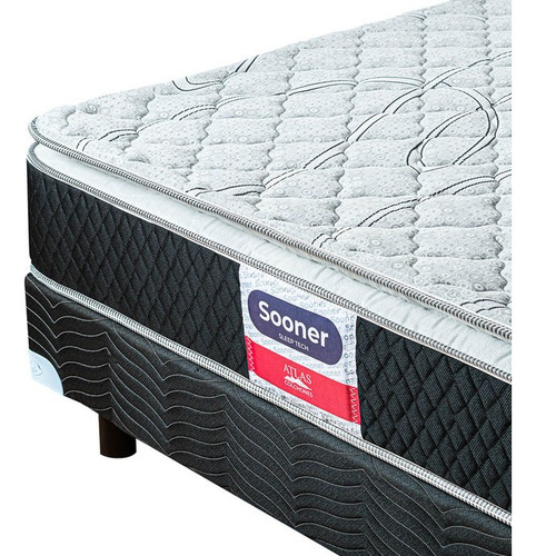 Paquete 2 Colchones Individuales Atlas Sooner Color Negro