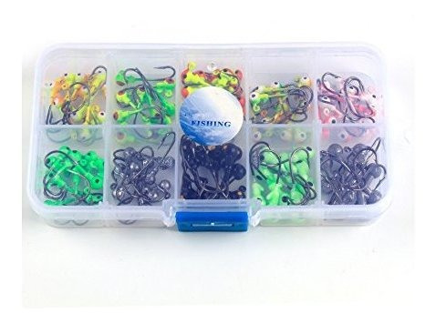 Pesca Fishcm 100pcs Box 50pcs Lead Head Jigs With