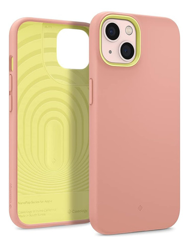 Funda Caseology Nano Pop Silicone Para iPhone 13 - Rosa