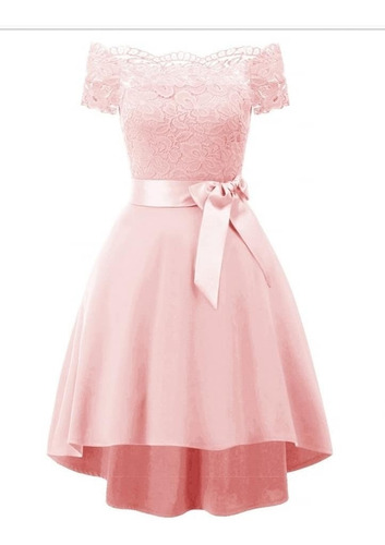 Vestido Con Cola De Encaje De Gala Fiesta Boda Kadrihel