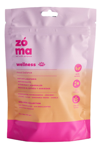 Wellness Zoma Superfoods 100 Grs Sabor Lucuma