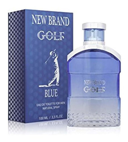 Nueva Marca Perfumes New Brand Golf Blue 3.3 Oz Eau De Toile