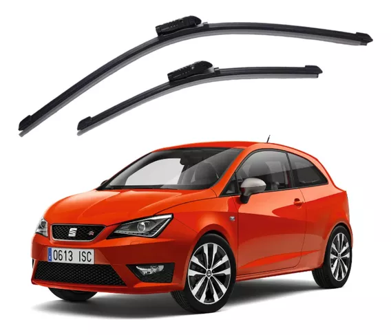 2 Plumas Limpiadoras Tipo Banana Seat Ibiza 2013 - 2017