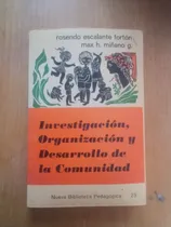 Comprar Investigación, Organización Y Desarrollo De La Comunidad