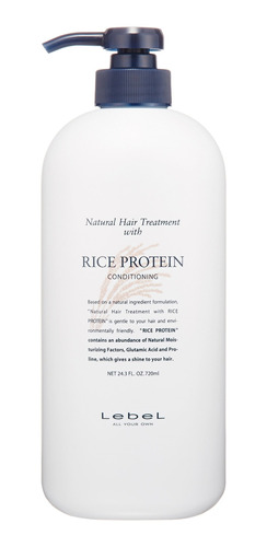 Lebel Natural Hair Tratamiento Con Rp (proteína De Arroz) .