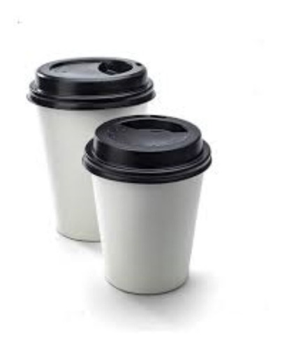 Vaso Polipapel 8 Oz Con Tapa Bebida Caliente X 600 U