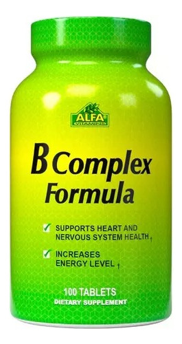 Complejo B 100 Tabletas Alfa Vitamins