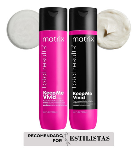 Kit X2 Matrix Cabello Teñido Keep Me Vivid 300ml C/u 