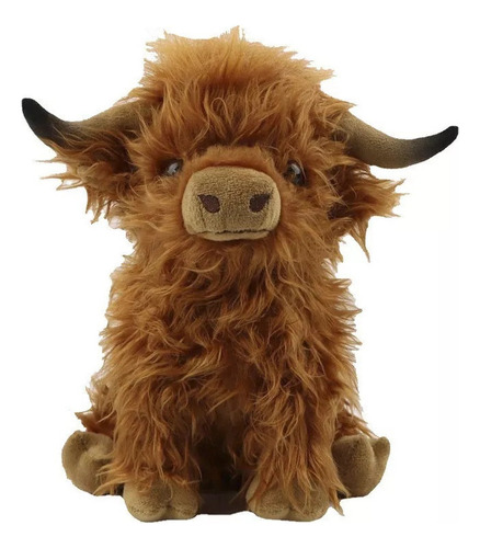 Mz Juguete De Peluche De Vaca De Las Tierras Altas Simulado