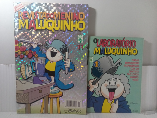 Lote Hq Revista Menino Maluquinho Especial Laboratorio Rjhm (Usado)