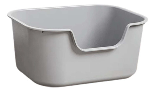 Caja De Arena Para Gatos Pet Bedpan Caja De Arena Gris