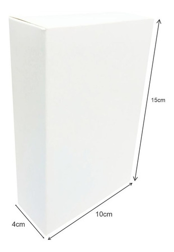 Imagen 3 de 5 de Caja Para Perfume Per9 X 50u Packaging Blanco Madera