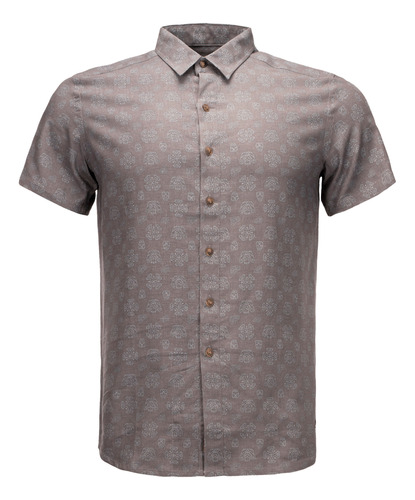 Camisa Hombre Lippi One Way Sleeve Gris V20