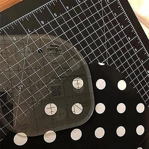 Regla De Corte De Esquinas Curvas, Regla Acrílica Para Coser