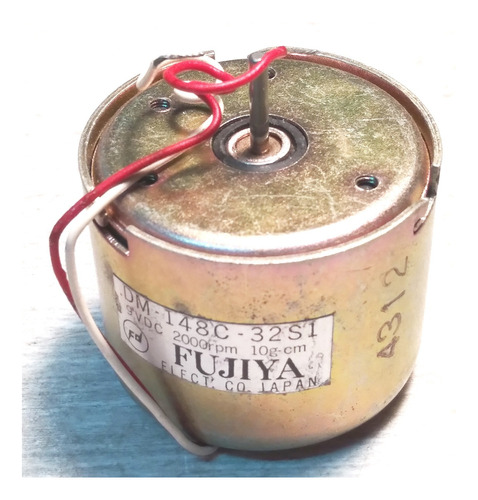 Motor Fujiya Japon Dm-148 C 9volt 2000 Rpm S/reg 38mm X 31mm