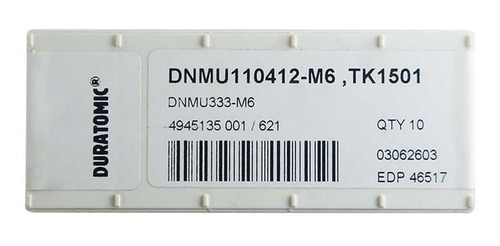 10 Insertos Para Torneado Dnmu333-m6 Tk1501 Seco