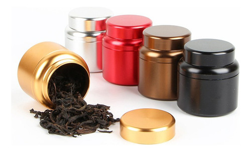 Frasco Bien Sellado For Café Té De Azúcar En Aluminio