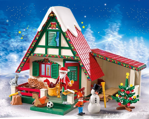 Playmobil Navidad 5976 Casa De Papa Noel En Stock