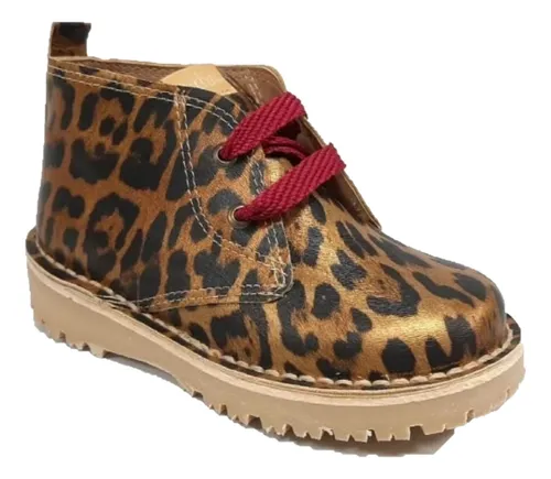 Botas Botitas Borcego Animal Print Nena Cod 330 MercadoLibre