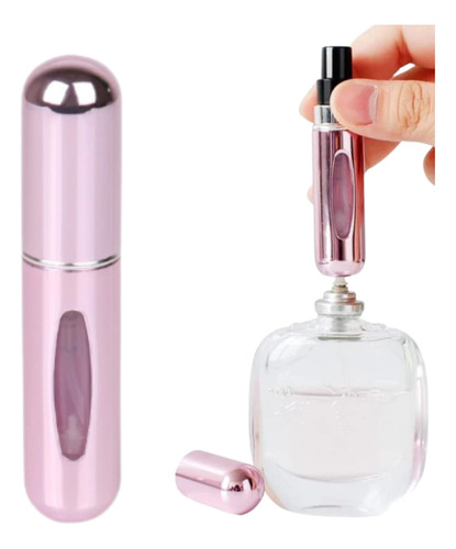 Botella De Perfume Recargable Portable Con Pulverizado 5 Ml 