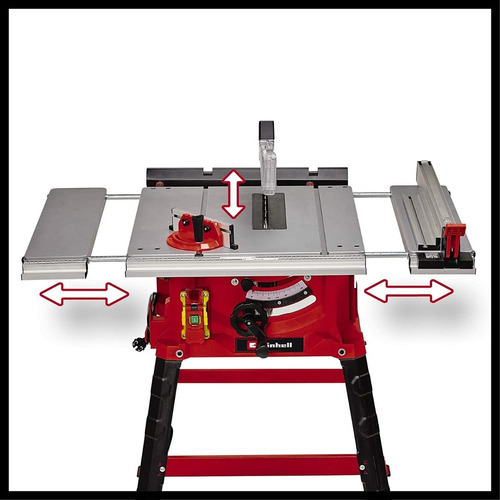 Imagen 3 de 9 de Sierra Circular De Banco Mesa Einhell Tc-ts 2225 Extensible