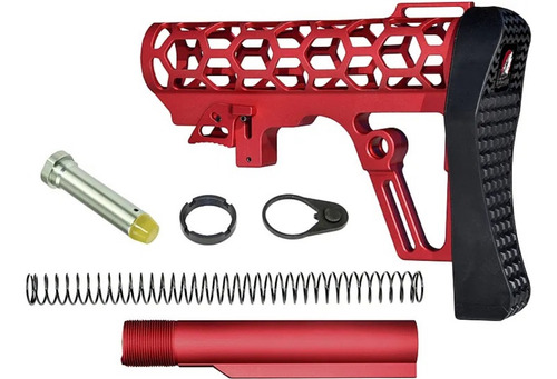 Kit Culata Full Metal Mil-espec Esqueletizada Para R-15