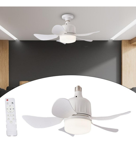 Ventilador De Techo Elegante Con Iluminación Personalizada Y