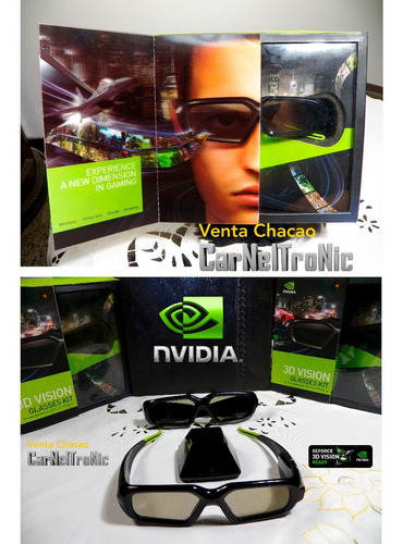 3d Nvidia Geforce 3d Vision Ready 2 Lentes + Kit  Emisor