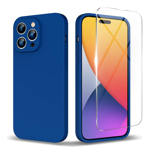 Zuslab Funda Silicona P/ iPhone 14 Pro Max Protector Pantall