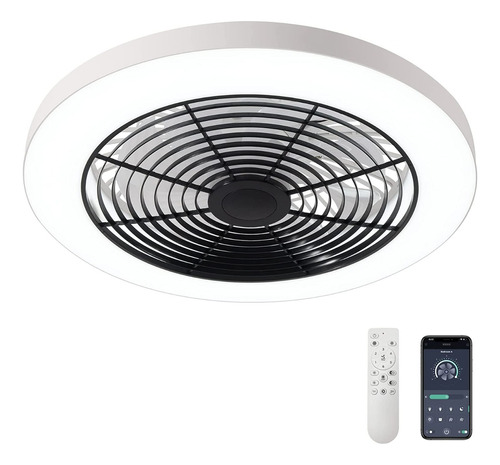 Ventilador De Techo Orison Sin Aspas Led Con Control Remoto