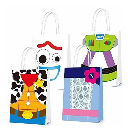 16 Pcs Toy Inspired Story Decorations, Favor Favor Bags For 